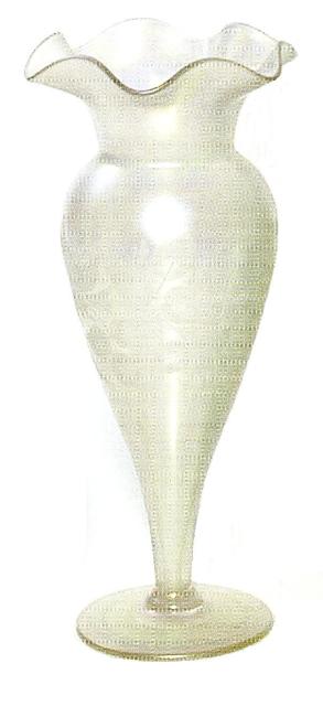 309 - Verre de Soie Engraved Vase