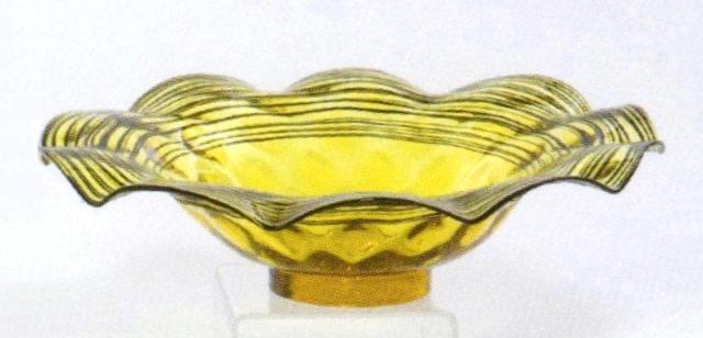 6637 - Bristol Yellow Transparent Bowl