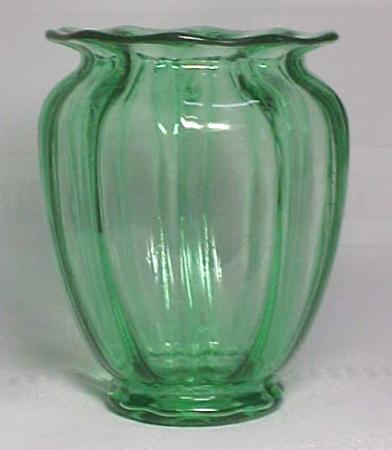 938 - Pomona Green Transparent Shade Vase