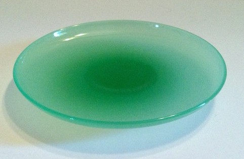 1022 - Green Jade Jade Saucer