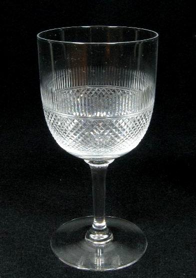 1131 - Colorless Engraved Goblet