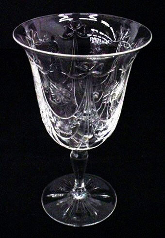 1497 - Colorless Engraved Goblet