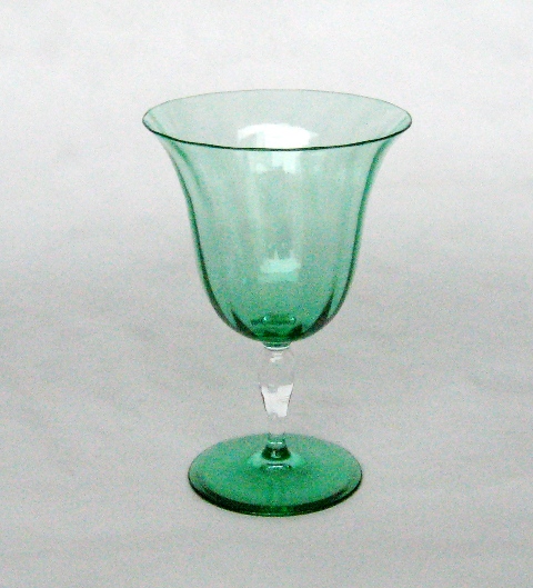 1692 - Pomona Green Transparent Goblet