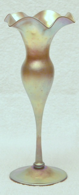 175 - Gold Aurene Iridescent Vase