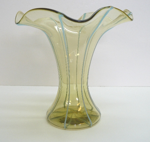 1952 - Amber Transparent Vase