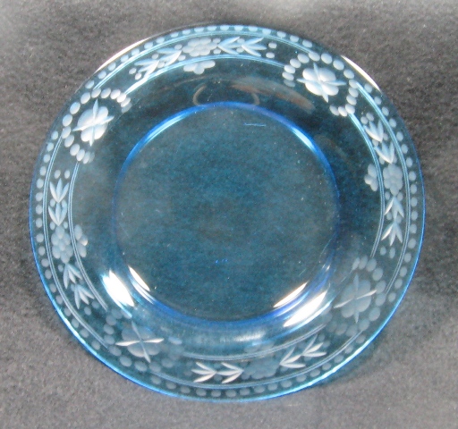 2028 - Celeste Blue Engraved Plate