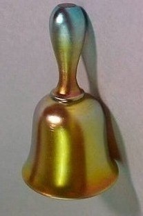 2368 - Gold Aurene Iridescent Bell