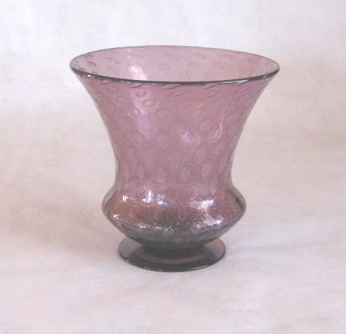 2390 - Amethyst Silverina Shade Vase