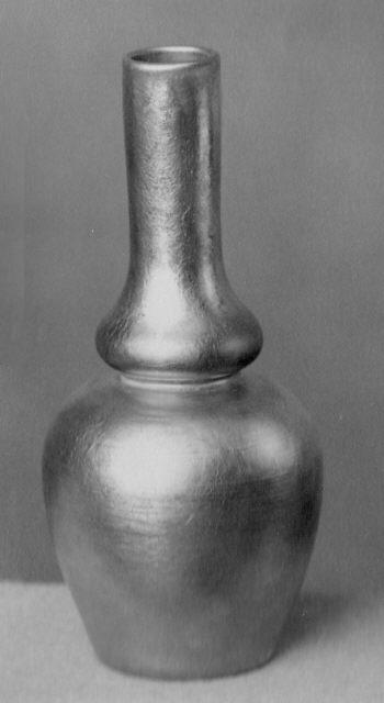 242 - Gold Aurene Iridescent Vase