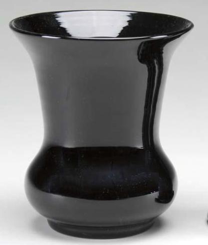 2533 - Mirror Black Opaque Shade Vase