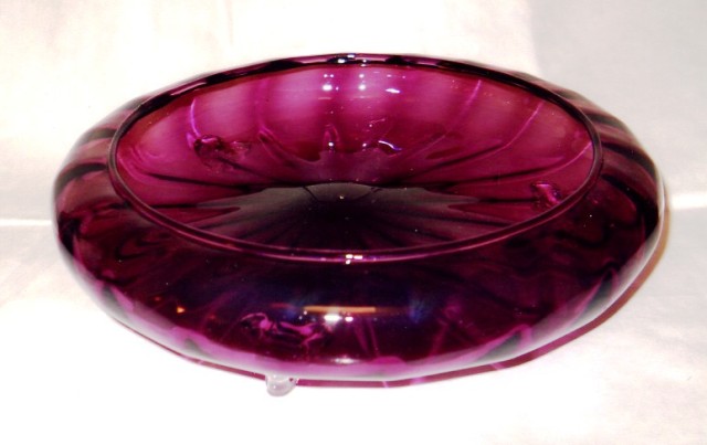 3361 - Amethyst Transparent Bowl