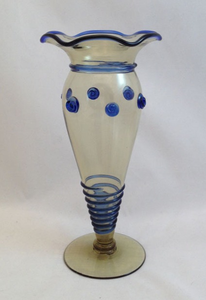 2599 - Amber Transparent Vase