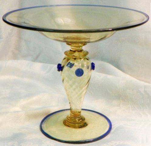 2604 - Amber Translucent Compote