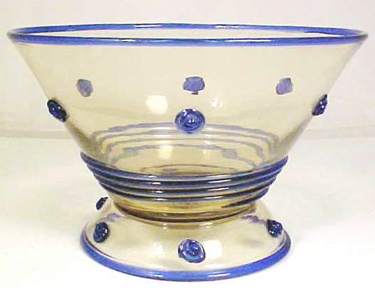 2612 - Amber Transparent Bowl