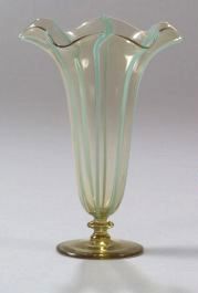 2678 - Amber Transparent Vase