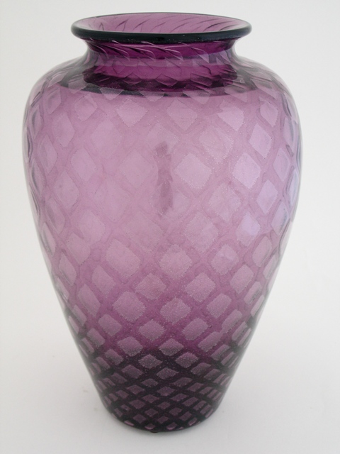 2682 - Amethyst Silverina Vase