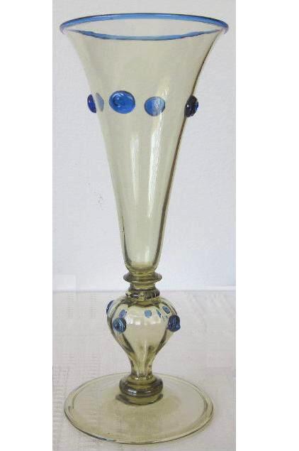 2706 - Amber Transparent Vase