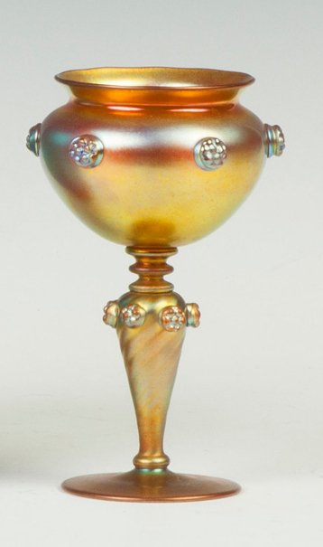 2613 - Gold Aurene Iridescent Bowl