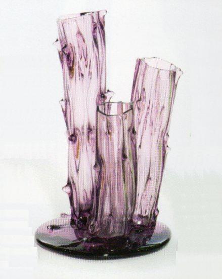 2744 - Amethyst Transparent Vase