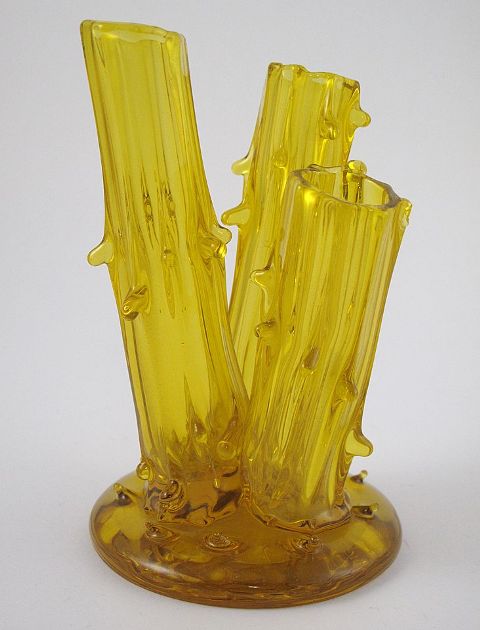 2744 - Bristol Yellow Transparent Vase