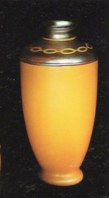 2748 - Brown Aurene Iridescent Vase