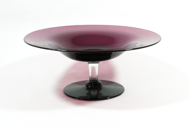 2760 - Amethyst Transparent Compote