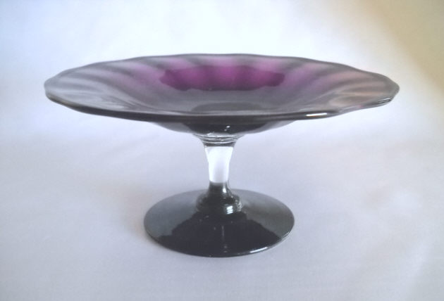 2760 - Amethyst Transparent Compote