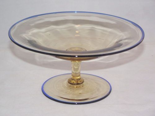 2760 - Amber Transparent Compote