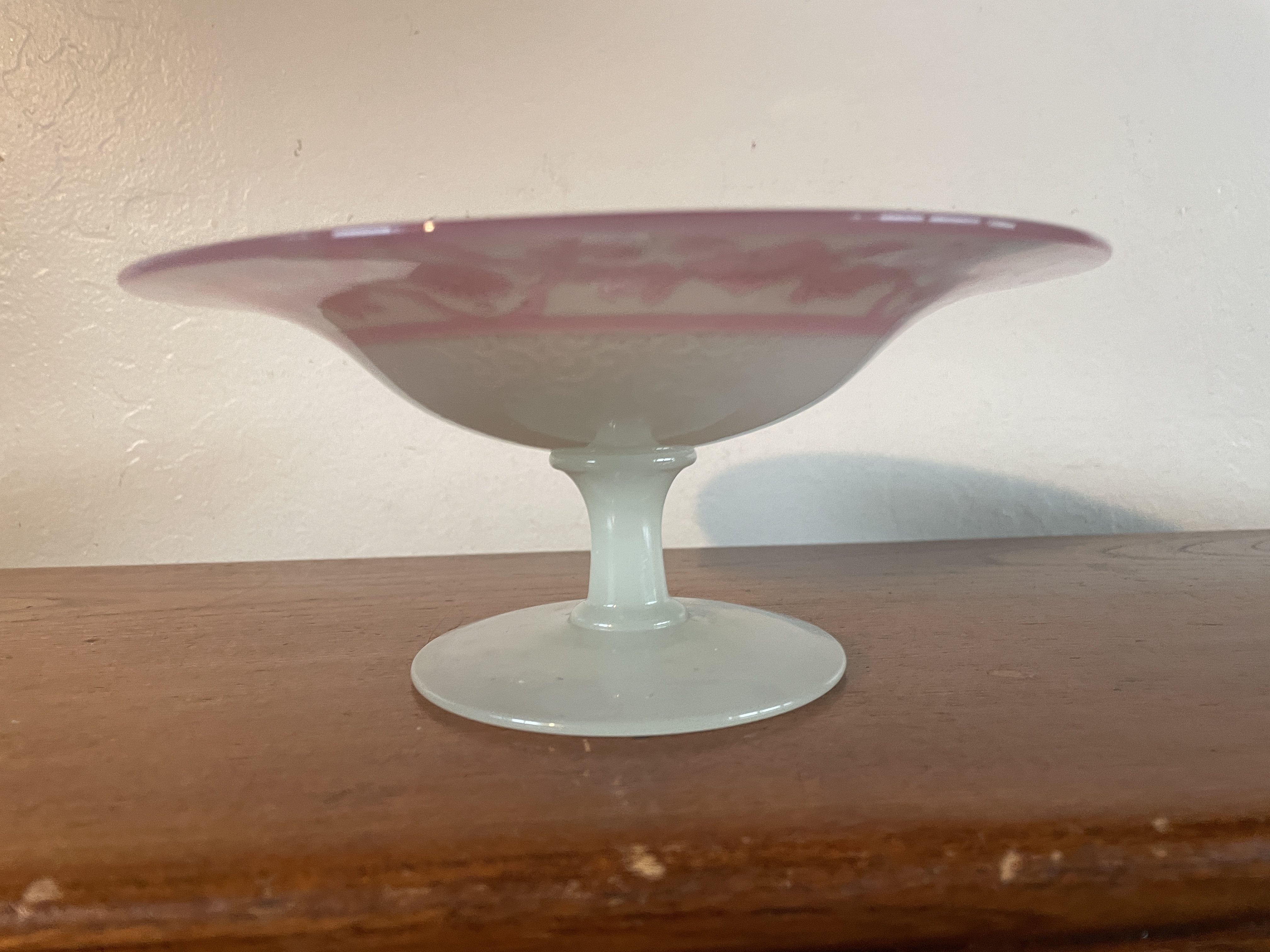 2760 - Acid Etched Compote