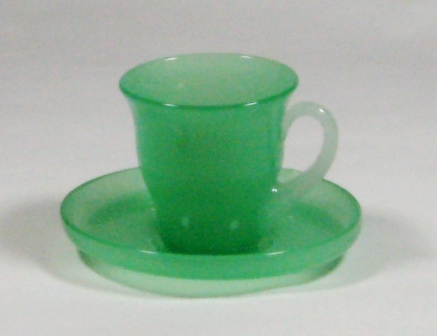 2780 - Green Jade Jade Cup & Saucer