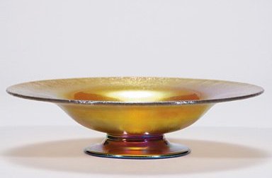 2839 - Gold Aurene Iridescent Bowl