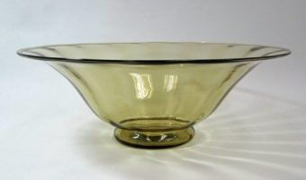 2851 - Amber Transparent Bowl