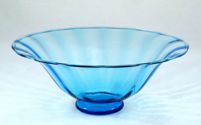 2851 - Celeste Blue Transparent Bowl