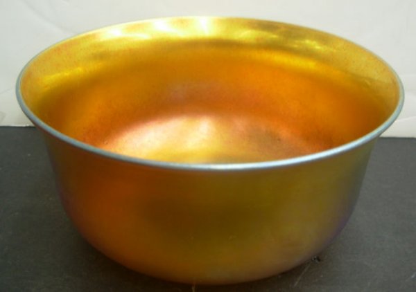2889 - Gold Aurene Iridescent Finger Bowl