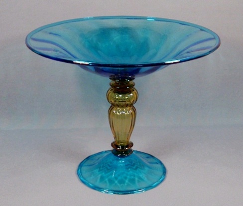2902 - Celeste Blue Transparent Bowl