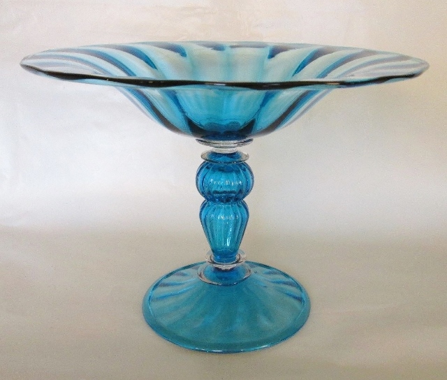 2902 - Celeste Blue Transparent Bowl