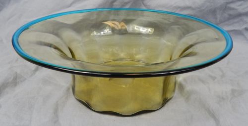 2914 - Amber Transparent Bowl
