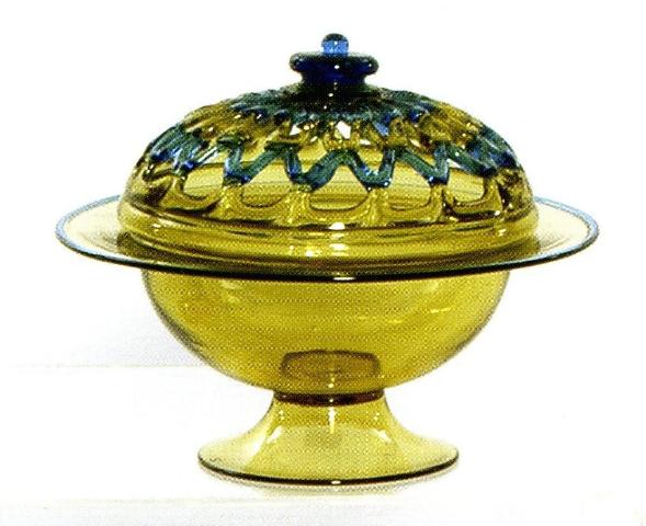 2926 - Amber Transparent Bowl