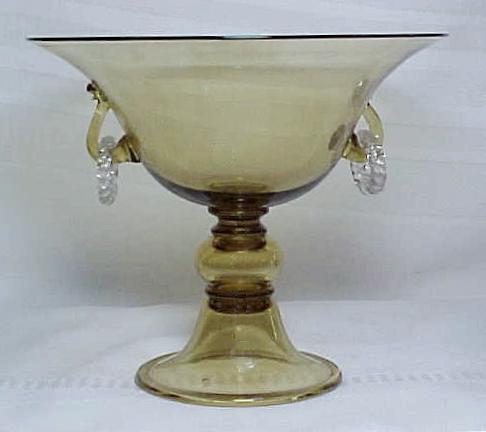 2942 - Amber Transparent Bowl