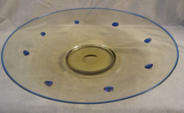 2949 - Amber Transparent Plate
