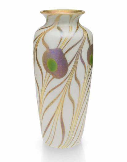 294 - Opal Iridescent Vase