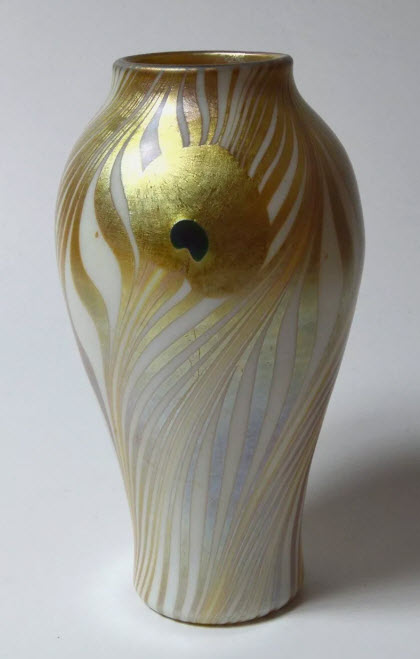 295 - Opal Iridescent Vase