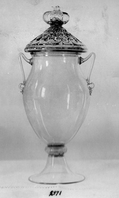 2971 - Transparent Covered Vase