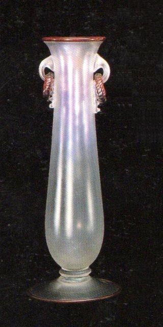 2987 - Verre de Soie Iridescent Vase