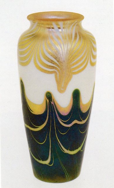 298 - Opal Iridescent Vase