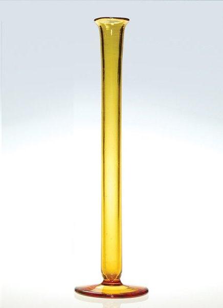 3058 - Amber Transparent Vase