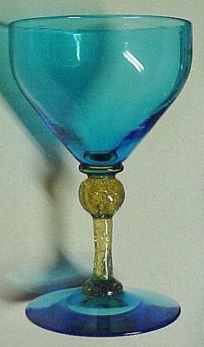 3140 - Celeste Blue Transparent Champagne