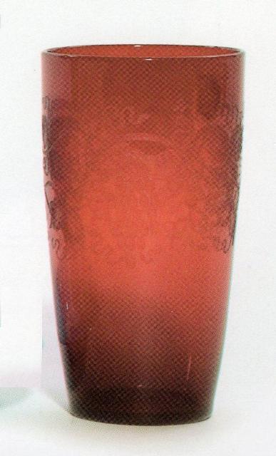 3140 - Selenium Red Engraved Tumbler
