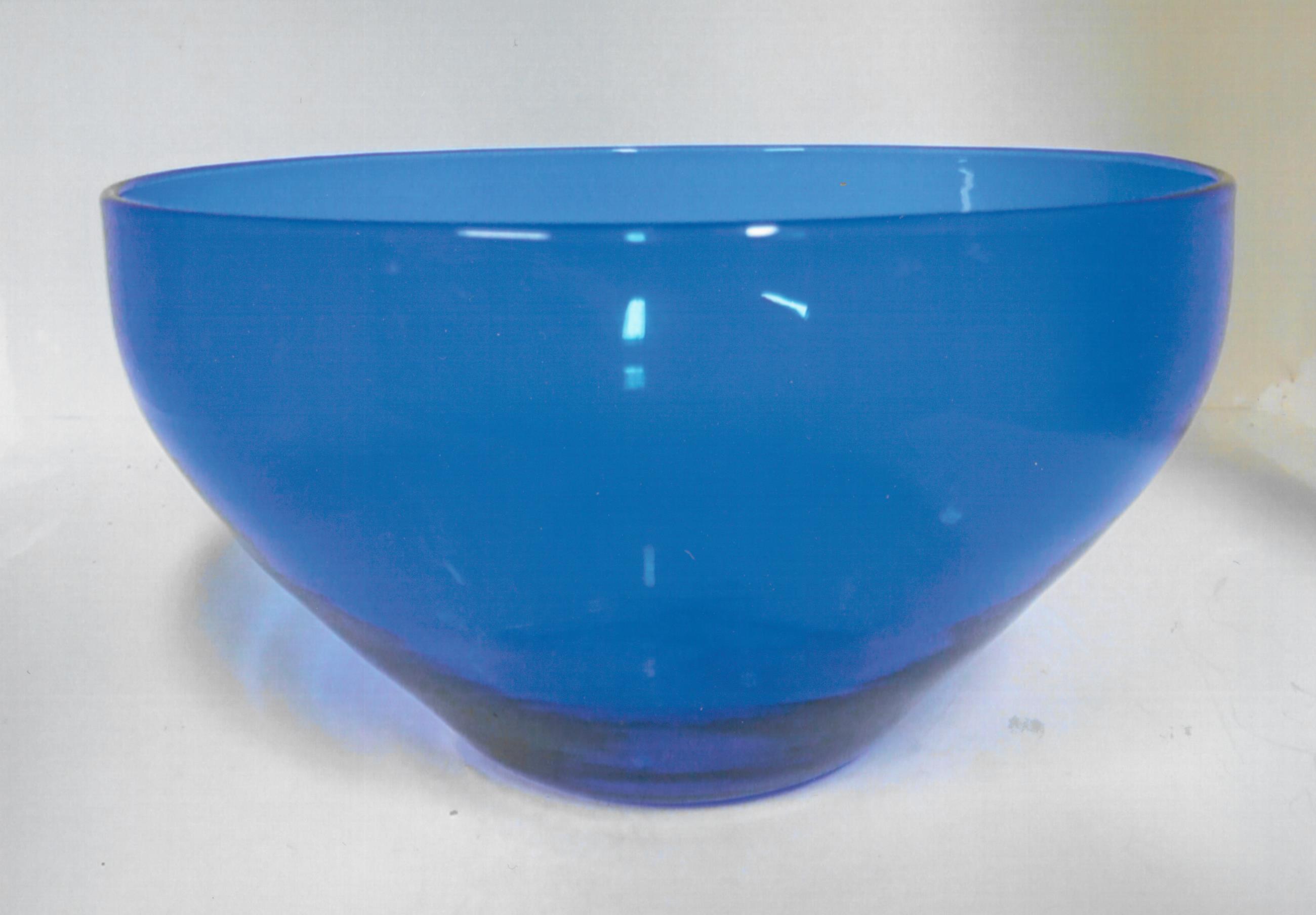 3140 - Flemish Blue Transparent Finger Bowl