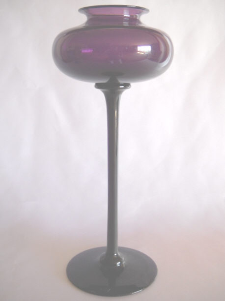 3168 - Dark Amethyst Transparent Goblet